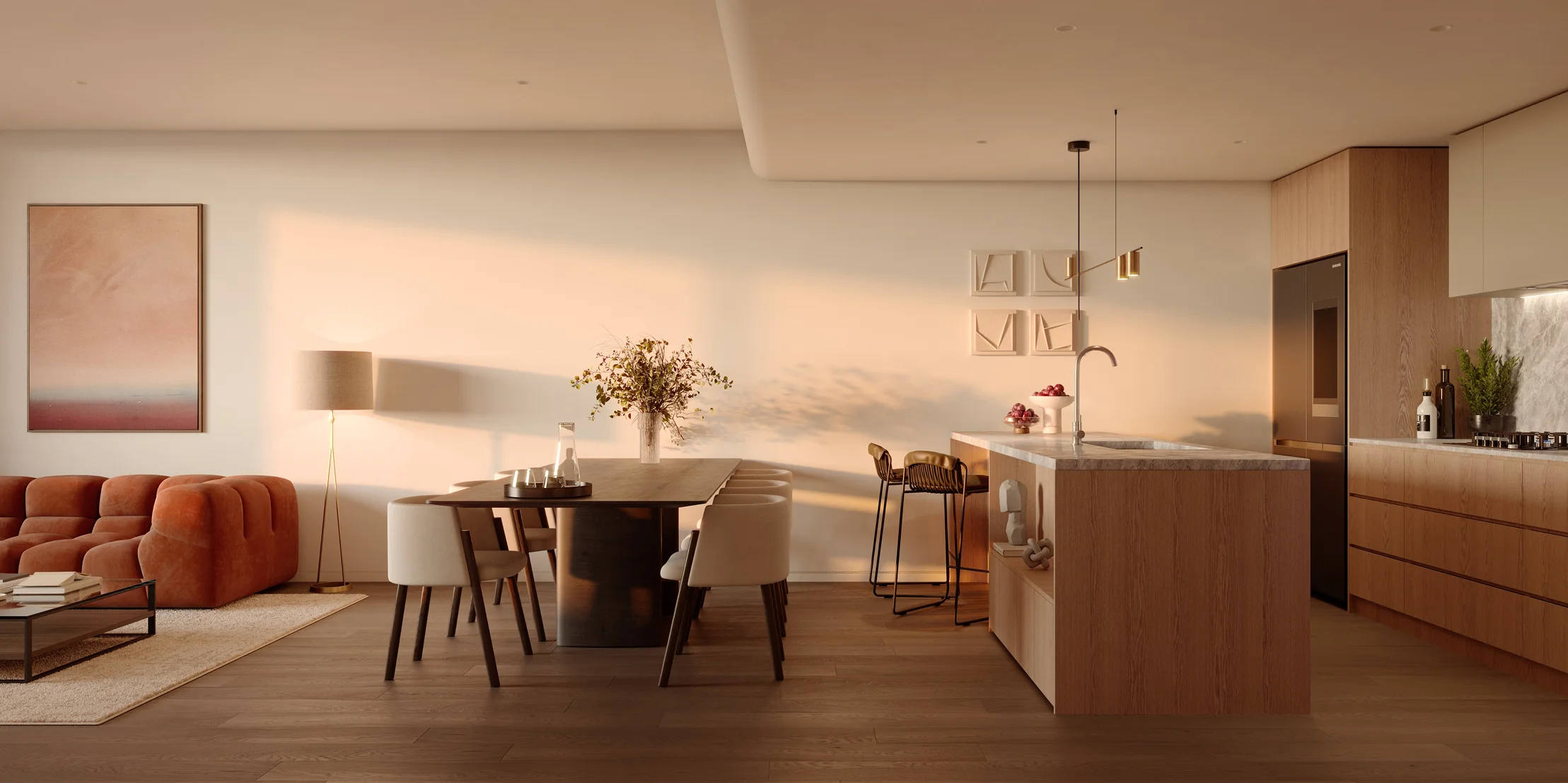  Boronia residences - penthouse living room